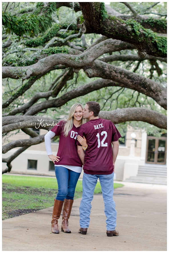 Aggie Engagement Session, Aggie Save the Date