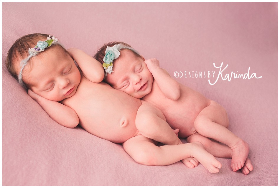 Montgomery Twin Newborn Photographer 